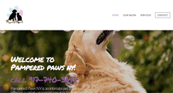 Desktop Screenshot of pamperedpawsny.com