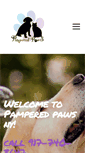 Mobile Screenshot of pamperedpawsny.com